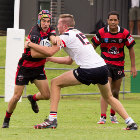 Adien Brophy - NSW Rugby League Junior Representative Competition - Harold Matthews Cup Competition [U16] Round 3 - Central Coast Roosters Vs North Sydney - Morie Breen Reserve - 25/02/2017 Photos by - Steve Little - www.redandblackzone.com