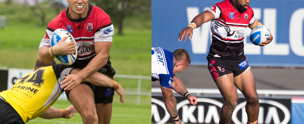 Image: Forward Cheyne Whitelaw & and Norths Tautalatasi Tasi, have been named in the New South Wales Intrust Super Premiership Residents side.