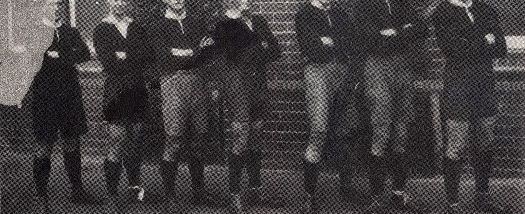 Image: Players from the Premiership winning North Sydney side of the early 1920s.