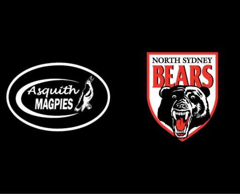 Logos: Asquith Magpies & North Sydney Bears